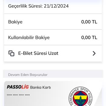 Passolig Sizden Haber Bekliyorum
