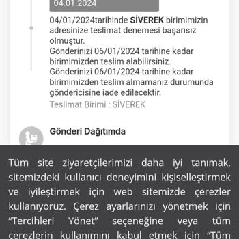MNG Kargo Siverek Şubesinde Kargo Teslimatı Sorunu
