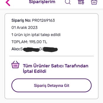 Gratis Sipariş İptali Ve Para İadesi