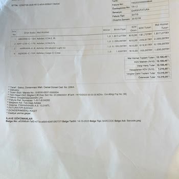 Adidas Ayakkabı Tabanda Soyulma