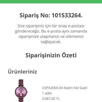 Saat & Saat Ürünüm Henüz Gönderilmedi Ve İletişime Geçilemiyor
