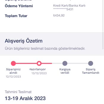 Penti'den Gelemeyen Kargo