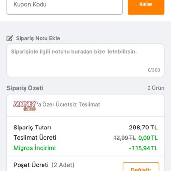 Migros Sanal Market Fiyat Farklılığı