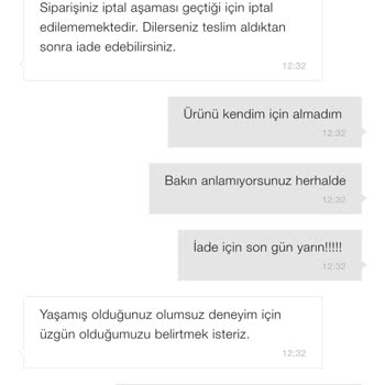 Zara Teslim Edilmeyen Ürün