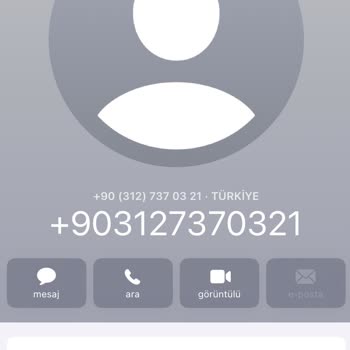 0312 737 03 21 Sürekli Arama Yaparak Rahatsız Ediyor