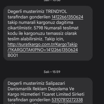 Sürat Kargo Bodrum Mikro Şube Sorumsuzluğu