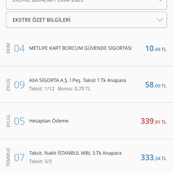 Axa Sigorta Habersiz Kredi Kartımdan Tahsilat