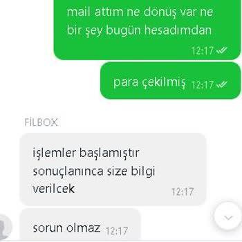 Filbox Üyelik İptal Edememe