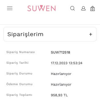 Suwen Ürünlerimi Göndermiyor Ve Hiçbir Şekilde İlgilenmiyorlar!