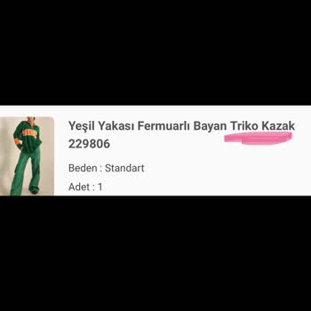 Modamizbir Mağduriyet Değişim Yok İade