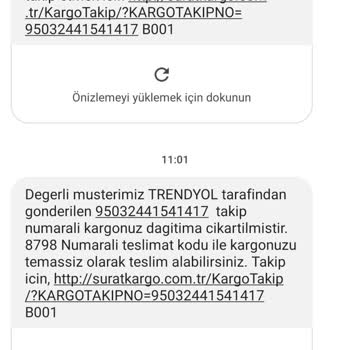 Sürat Kargo Adrese Getirilmeyen Kargo