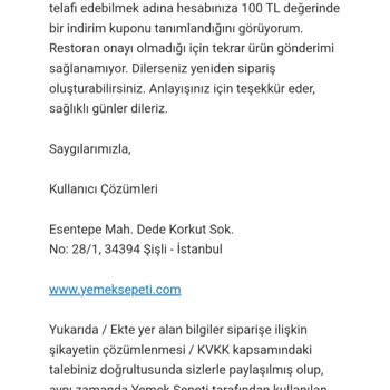 Pizza Hut Sipariş Teslimatında Eksik Ürünler Ve İlgisiz Müşteri Hizmetleri