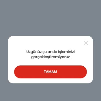 Algida Uygulama Hata Veriyor