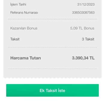 Garanti BBVA Ek Taksit Uygulamaması