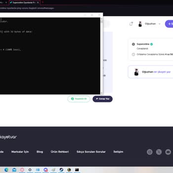 Superonline Oyunlarda Ping Sorunu, Bağlantı Sorunu.