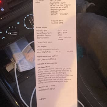 Hasarlı Profilo Marka Buzdolabı