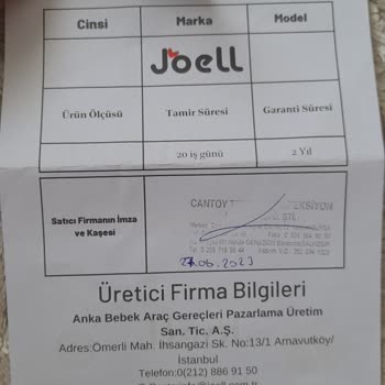 Joell Bebek Arabası Firma