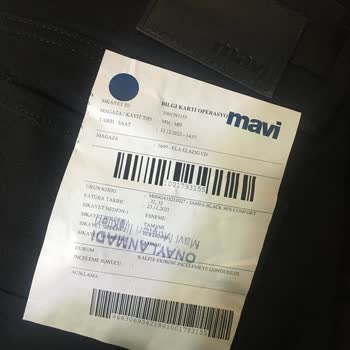 Mavi Kabul Edilmeyen Mavi Jean Pantolon