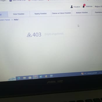 N11 Satış Panelinde X403 Erişim Engeli