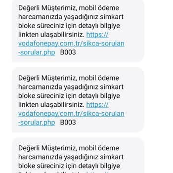 Vodafone Sim Kart Bloke Sorunu