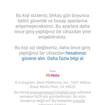Instagram Hesabım Kilitlendi