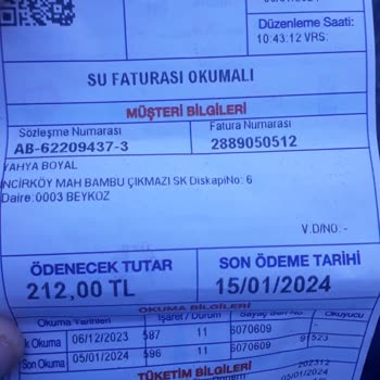 İBB - İstanbul Büyükşehir Belediyesi Haksız Su Bedeli