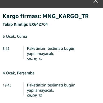 MNG Kargo Sipariş Teslim Edilmiyor