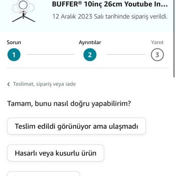 Amazon Ürün İadesi Yapılmıyor