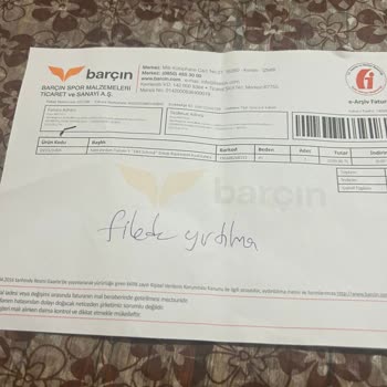 Barçın Spor / Ayıplı Mal Satımı