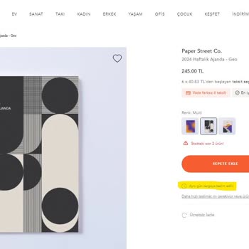 Hipicon Aynı Gün Kargo Demelerine Rağmen 2 Gündür Kargoya Verilmedi.