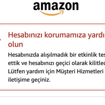 Amazon Sipariş İptali Ve Hesap Kilitleme