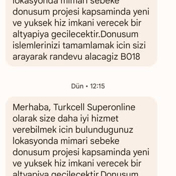 Superonline Komşuların Altyapısını Yeniledi Bana Randevu Vermiyor