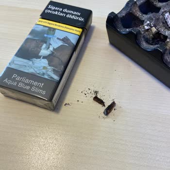 Parlement Aqua Blue Slims Sigarasında Odun Çıktı!