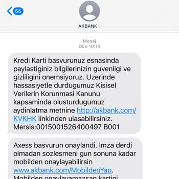 Akbank Axess Kredi Kartı Başvurusu