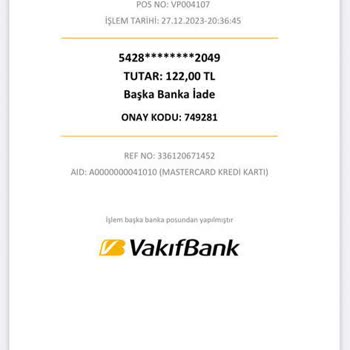 SüpürgeMarket Eksik İade Ödemesi