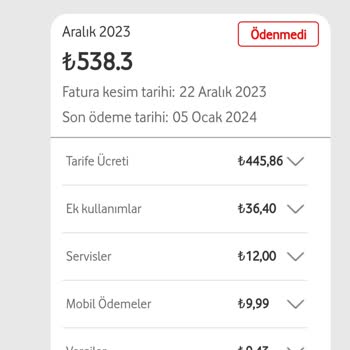 Vodafone Fatura Tutarsızlığı Ve Uyuşmaması
