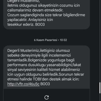 Vodafone Mobil İnternet Sorunu