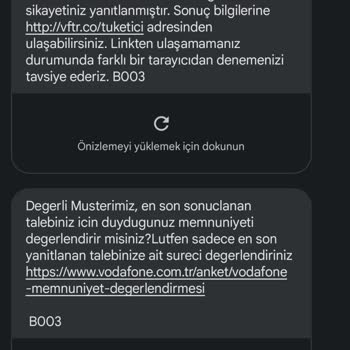 Vodafone Mobil İnternet Sorunu