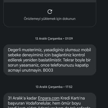 Vodafone Mobil İnternet Sorunu