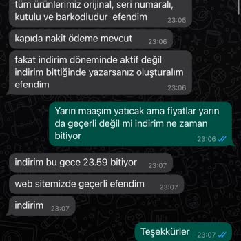 Sneakersonline.tr Yanlış Satış Sonrası Müşteriye Destek Olmuyor
