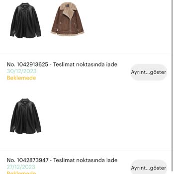 Pull And Bear İade Talebi Oluşturduğum Halde Mail Göndermediler