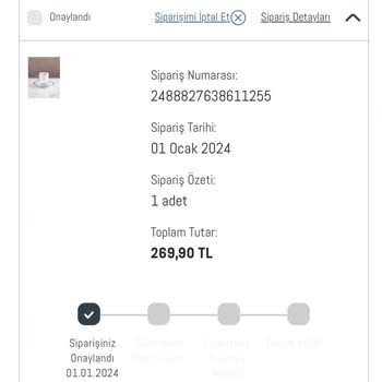 Madame Coco Siparişi Onaylıyor Fakat Göndermiyor