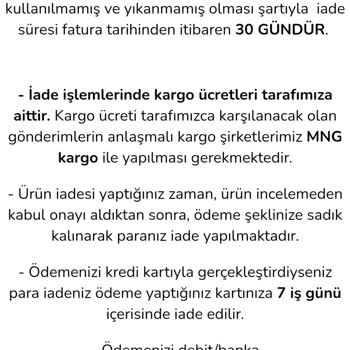 Cigit Kids Çiğit İade De Kargo Ücreti Kesti