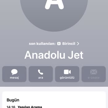 Bilet İptali Dün Alınan Anadolu Jet