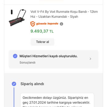 Hepsiburada.com 1 Ay Geçti, Siparişimi Göndermedi