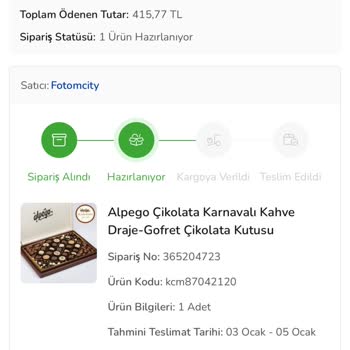 ÇiçekSepeti Teslim Edilemeyen Ürün