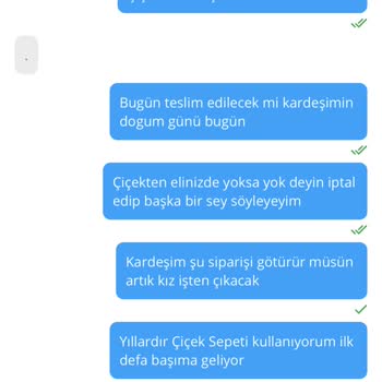 Çiçek Sepeti Şikayet