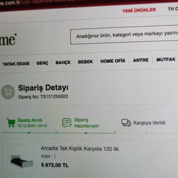 Tepe Home Karyola Siparişi Vereli 1 Ay Oldu