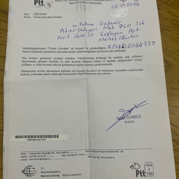 PTT Kargo Satıcının Teslim Almadığı İadeler