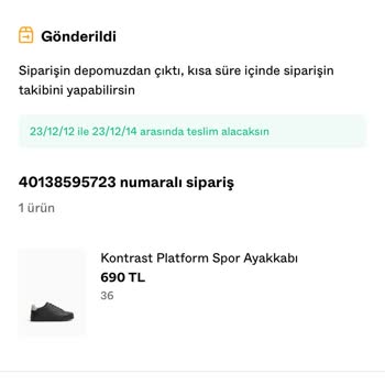 Bershka Teslim Edemediği Ürünün Ücret İadesini Yapmıyor